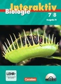 Cover: Biologie interaktiv - Ausgabe N / Band 7/8 - Sch&uuml;lerbuch mit CD-ROM - Cornelsen Verlag