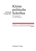 Cover: Kleine Politische Schriften - De Gruyter Akademie Forschung