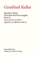 Cover: S&auml;mtliche Werke. Historisch-Kritische Ausgabe, Band 25 & 26 - NZZ Libro ein Imprint der Schwabe Verlagsgruppe AG