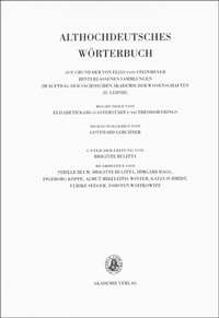 Abbildung von: Althochdeutsches Wörterbuch / Band V: K-L, 8. Lieferung (kurzlîh bis lant) - De Gruyter