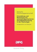 Cover: Entwicklung und Bewertung von anwendungsorientierter Grundlagenforschung in der Psychologie - De Gruyter Akademie Forschung