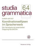 Cover: Koordinationsellipsen im Spracherwerb - De Gruyter Akademie Forschung