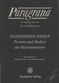 Enlarge image Cover: Inszeniertes Wissen - De Gruyter Akademie Forschung