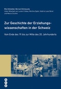 Cover: Zur Geschichte der Erziehungswissenschaften in der Schweiz - hep verlag