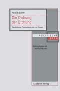Cover: Die Ordnung der Ordnung - De Gruyter Akademie Forschung