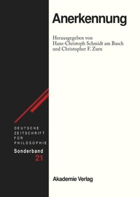 Enlarge image Cover: Anerkennung - De Gruyter Akademie Forschung