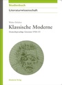 Cover: Klassische Moderne - De Gruyter Akademie Forschung