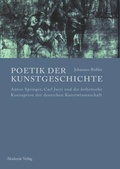 Cover: Poetik der Kunstgeschichte - De Gruyter Akademie Forschung