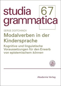Abbildung von: Modalverben in der Kindersprache - De Gruyter Akademie Forschung