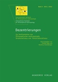 Cover: Dezentrierungen - Akademie Verlag Berlin