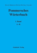 Cover: Pommersches W&ouml;rterbuch / A-K - De Gruyter