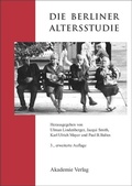 Cover: Die Berliner Altersstudie - De Gruyter Akademie Forschung