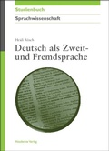 Cover: Deutsch als Zweit- und Fremdsprache - De Gruyter Akademie Forschung