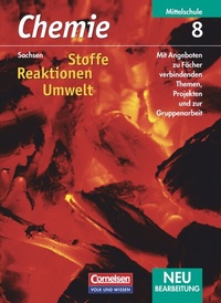Abbildung von: Chemie: Stoffe - Reaktionen - Umwelt - Mittelschule Sachsen - 8. Schuljahr - Volk und Wissen Verlag