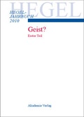 Cover: 2010 - Geist ? Erster Teil - Akademie Verlag Berlin