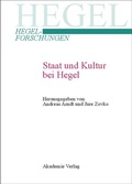 Cover: Staat und Kultur bei Hegel - De Gruyter Akademie Forschung
