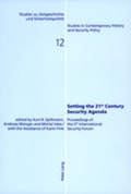 Cover: Setting the 21 st Century Security Agenda - Peter Lang Verlag