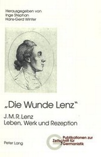 Enlarge image Cover: «Die Wunde Lenz» - Peter Lang Verlag