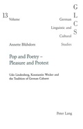 Cover: Pop and Poetry - Pleasure and Protest - Peter Lang Verlag