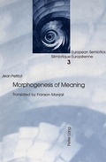Cover: Morphogenesis of Meaning - Peter Lang Verlag