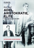 Cover: Adel, Aristokratie, Elite - De Gruyter Oldenbourg