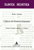 Cover: L'Ouvre de Friedrich Gorenstein - Peter Lang Verlag