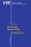 Cover: The Science Review Article - Peter Lang Verlag