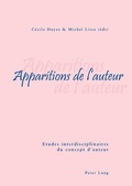Cover: Apparitions de l'auteur - Peter Lang Verlag
