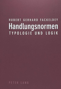 Abbildung von: Handlungsnormen - Peter Lang Verlag