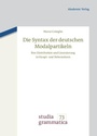 Cover: Die Syntax der deutschen Modalpartikeln - De Gruyter Akademie Forschung