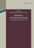 Cover: Methoden der Namenforschung - De Gruyter Akademie Forschung