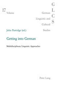 Abbildung von: Getting into German - Peter Lang Verlag