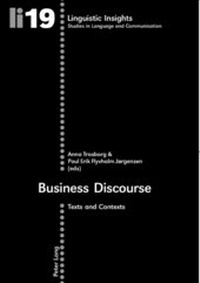 Abbildung von: Business Discourse - Peter Lang Verlag