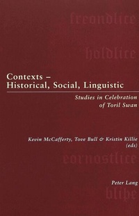 Enlarge image Cover: Contexts - Historical, Social, Linguistic - Peter Lang Verlag