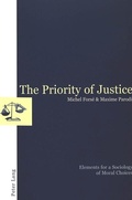 Cover: The Priority of Justice - Peter Lang Verlag
