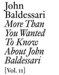 Cover: John Baldessari - JRP Editions SA