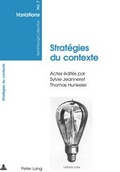 Cover: Strat&eacute;gies du contexte - Peter Lang Verlag