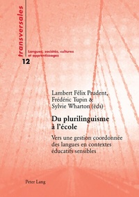 Abbildung von: Du plurilinguisme à l'école - Peter Lang Verlag