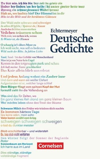 Abbildung von: Echtermeyer: Deutsche Gedichte - Von den Anfängen bis zur Gegenwart - Jubiläumsausgabe - Cornelsen Verlag