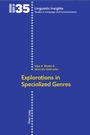 Cover: Explorations in Specialized Genres - Peter Lang Verlag