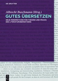 Cover: Gutes &Uuml;bersetzen - De Gruyter