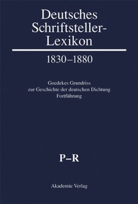 Enlarge image Cover: P-R - De Gruyter Akademie Forschung
