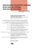 Cover: Sociology of Vocational Education and Training in Switzerland, France and Germany - Seismo Verlag