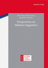 Abbildung von: Perspectives on Maltese Linguistics - De Gruyter Akademie Forschung