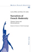 Cover: Narratives of French Modernity - Peter Lang Verlag