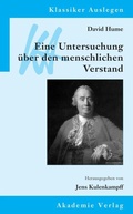 Abbildung von: David Hume: Eine Untersuchung über den menschlichen Verstand - De Gruyter Akademie Forschung