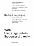 Cover: Katharina Grosse. Wish I Had a Big Studio in the Center of the City - Lars M&uuml;ller Publishers