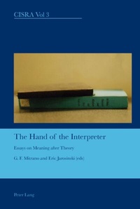 Enlarge image Cover: The Hand of the Interpreter - Peter Lang Verlag