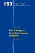 Cover: Terminology in English Language Teaching - Peter Lang Verlag
