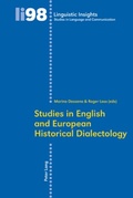 Cover: Studies in English and European Historical Dialectology - Peter Lang Verlag